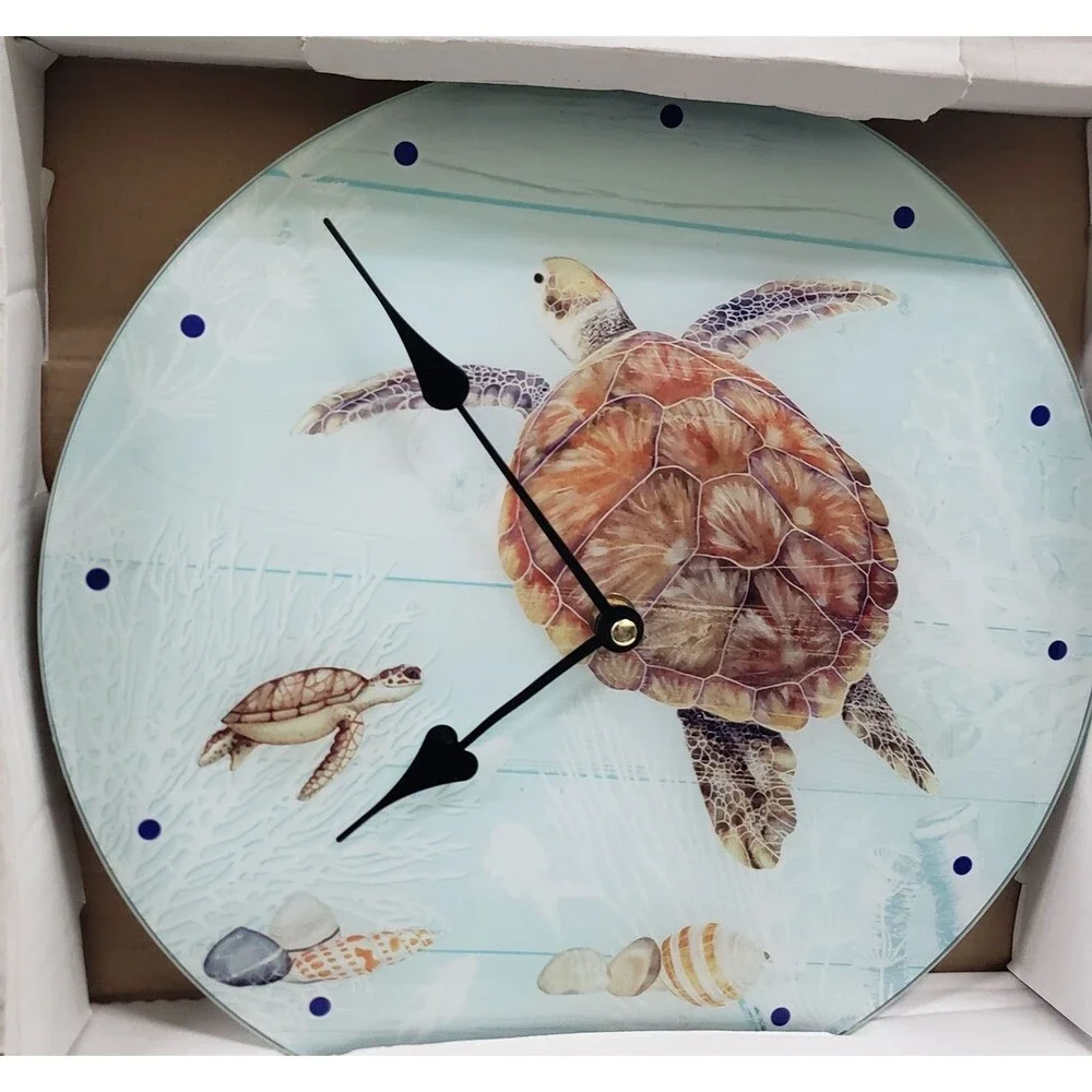 Glass Decorative Wall Clock, 12